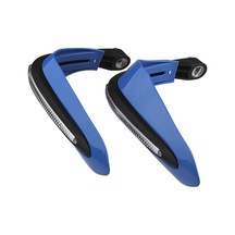 Lemestar Motosiklet Led Işıklı Eldiven Koruması - Pp+pc Plastik Ve Alüminyum Eldiven Koruması Mavi