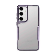 Samsung Galaxy Uyumlu S24 Kılıf Boyi Silikon Kapak - Derin Mor Bz8683140725112