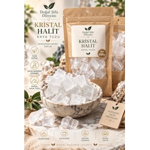 Kristal Halit Kaya Tuzu 250 Gr Sole Tuz 84 Çeşit Mineral İçerir Rafinesiz Kaynak Tuzu