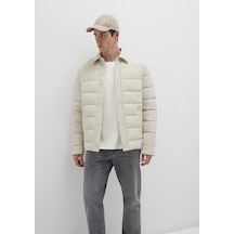 Mavi - Bej Şişme Mont 0110599-70144 Bej