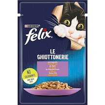 Felix Kuzu Etli Kedi Yaş Maması 85 Gr.