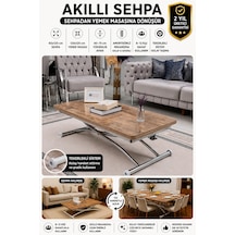 Juppo Üst Tabla Mdf Antiklayt Oval Köşe Alt Krom Dışa Kıvrım