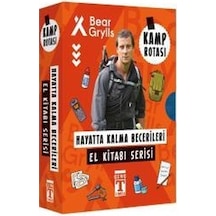 Bear Grylls Hayatta Kalma Becerileri El Kitabı Serisi - Kamp Rotası Seti - 6 Kitap Takım - Bear Grylls - Genç Timaş