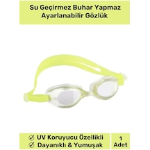 Premium Ayarlanabilir Su Geçirmez Buhar Yapmaz Junior Havuz Deniz Çocuk Yüzücü Gözlüğü Çok Renkli