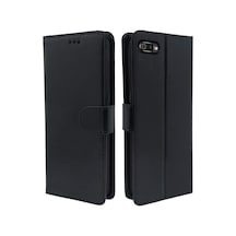 Realme C2 Trend S Plus Kapaklı Kılıf - Siyah