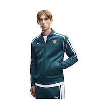 637057-14 Puma Ferrari Mt7 Track Jkt Erkek Ceket Yeşil 637057-14