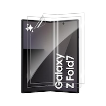 Samsung Galaxy Z Fold 7 İle Uyumlu Ön Ve Arka 2in1 Ekran Koruyucu Goril Cam Anti Af Hd Görüntü Özellikli