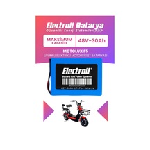 Motolux F5 Uyumlu Batarya Maksimum Kapasite Lifepo4 48v 30ah Elektrikli Motosiklet Bataryası