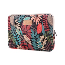 Lısen Renkli Yaprak Desenli Dizüstü Kılıfı, Macbook Uyumlu Ve Dizüstü Bilgisayar Çantası 10" Siyah