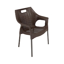 Depootoptan Mandella Star Rattan Koltuk (2 Adet) Kahverengi