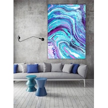 Yağlı Boya Tablo %100 El Yapımı 84cmx115cm Ebru Soyut