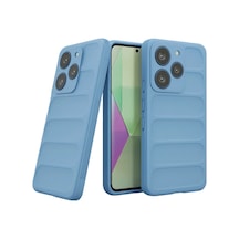 General Mobile Era 50 Kılıf Optimum Silikon - Mavi 0.2M-Çok Renkli