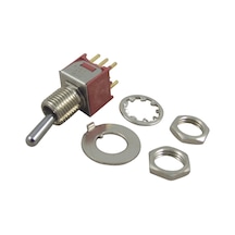 Çin 1md1t1b1m2qns ,2-konum/kalıcı Kontak-2a2k Pcb-6pin Toggle Anahtar