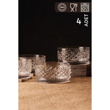 Elusia 8'li Cam Kase Seti 220 Ml Beyaz