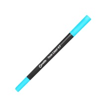 Caretta 65-06 Çift Uçlu Keçeli Kalem 0.4-1 MM Turkuaz