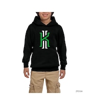 Zepplin Giyim Kyrie Siyah Çocuk Kapşonlu Sweatshirt