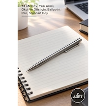 2 Adet Tükenmez Kalem 14 Cm Boy, Yazı Aracı, Okul Ve Ofis İçin, Ballpoint Pen, Standart Boy 1