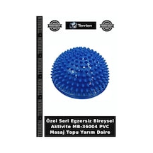 Özel Seri Egzersiz Bireysel Aktivite Mb-36004 Pvc Masaj Topu Yarım Daire Çok Renkli