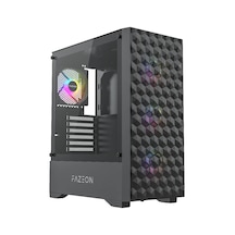Fazeon F6 650w 80+ Bronze Tempered Glass Mesh 4x Argb Fanlı Usb 3.0 Atx Bilgisayar Kasası Fazeon F6 650w 80+ Bronze Tempered Glass Mesh 4x Argb Fanlı Usb 3.0 Atx Bilgisayar Kasası