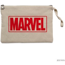 Marvel Logo Clutch Astarlı Cüzdan / El Çantası