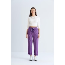 Sortie Collection Neva Model Pantolon Mor-mor Mor Sortie Collection Neva Model Pantolon Mor-mor Mor