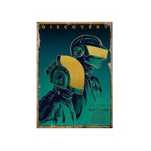 Bedeko Daft Punk Tasarım Mdf Tablo 35 Cm X 50 Cm