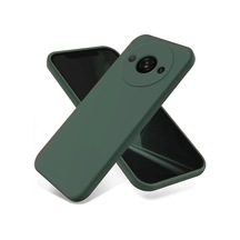 Xiaomi Redmi A3 4g Kılıf First Silikon - Koyu Yeşil 0.2M-Çok Renkli