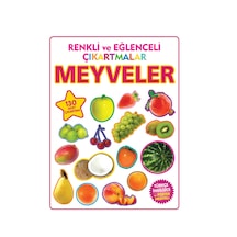 Renkli Ve Eğlenceli Çıkartmalar Meyveler - Rxlu-590023