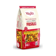 Glutensiz 3 Renkli Sebzeli Mısır Ve Pirinç Fusilli Makarna 400 G