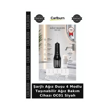 Şarjlı Ağız Duşu 4 Modlu Taşınabilir Ağız Bakım Cihazı Oc01 Siyah Kişisel Temizlik Seyahat