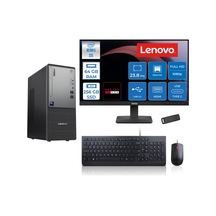 Lenovo ThinkCentre Neo 50T Gen 6 13BD007UTR2427F21 Ultra 5 225 64 GB 256 GB SSD RX550 23.8" Free Dos Masaüstü Bilgisayar + USB Bellek