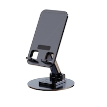 Ht-a10 Metal Taban 360 Derece Dönebilir Uzayabilir Masaüstü Telef
