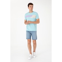 U.S. Polo Assn. Erkek Açık Mavi Jean Şort 50301857-DN0030