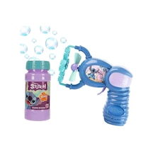 Disney Stitch Bubble Flurry Köpük Tabancası + 500 Ml Solüsyon Hediye Çok Renkli