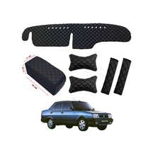 Tofaş Uyumlu Şahin Göğüs Halısı+Kolçak+Kemer Konforu+Boyunluk Siyah Renk (528502214)