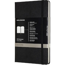 Moleskine Sert Kapak Pro Defter Siyah Çizgili - 13x21