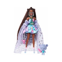 Barbie Extra Şık Bebek ve Hayvan Dostu Ayıcık HHN13