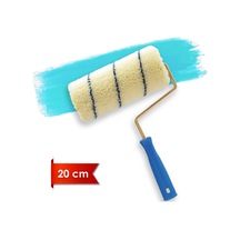 Süperlüks 1001 5cm Orta Çap 25 Mm Tüylü İç Cephe Saplı Boya Rulosu 20 Cm
