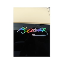 Sticker Kemal Atatürk Imzası Araba Oto Sticker Motor Pc Laptop Bilgisayar Etiket Çıkartma 20cm