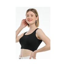 Kadın Crop Örme Atlet-tişort Spr21y19 001