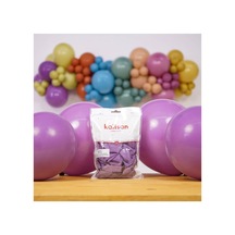 12 Inç Standart Boy Retro Balon Lavanta 100 Adet A