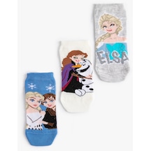 Koton 3'lü Frozen Baskılı Çorap Seti Lisanslı Multıcolor 4skg80061aa