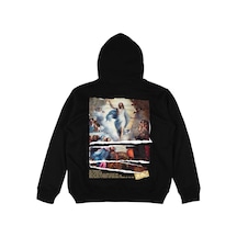 Startmore Adrift Christ Siyah Oversize Unisex Kapüşonlu Sweatshirt Hoodie Siyah