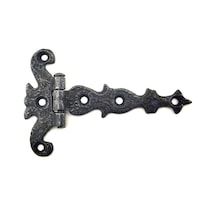 Antika Tarz Dekoratif Pirinç Kuyruklu Kelebek Menteşe - 63x100 Mm, Oksit