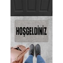 Evaşk Kapı Önü Paspası Vinil Kaymaz Tabanlı 45 X 70 Evaşkdm11066a