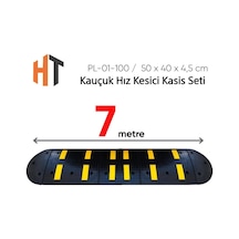Kauçuk Hız Kesici Set Kapaklı, Yol Kasisi 7 Metre