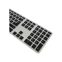 Magic Keyboard A1243 Uyumlu Klavye Koruyucu Türkçe Q Baskılı Us Uk İngilizce Enter Tipi Uyumlu İnce Mat Tpu Silikon Kaplama Kolay Tak Çıkar Yıkanabilir Siyah