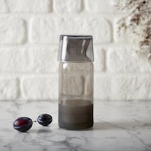 Rakle Matte Bardaklı Sürahi - Siyah - 700 Ml