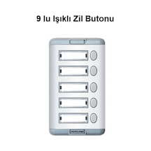 9 Lu Işıklı Zil Butonu