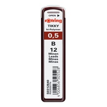 Rotring 10 Grossraumminen Versatil Kalem, Hi-polimer, B İçin 0,5 Mm, Şeffaf